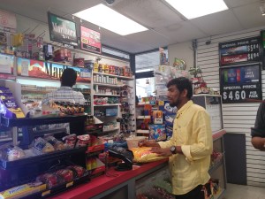 A-State students from India purchase Indian groceries from Quick Trip. (photo by Myful Al Sarah)