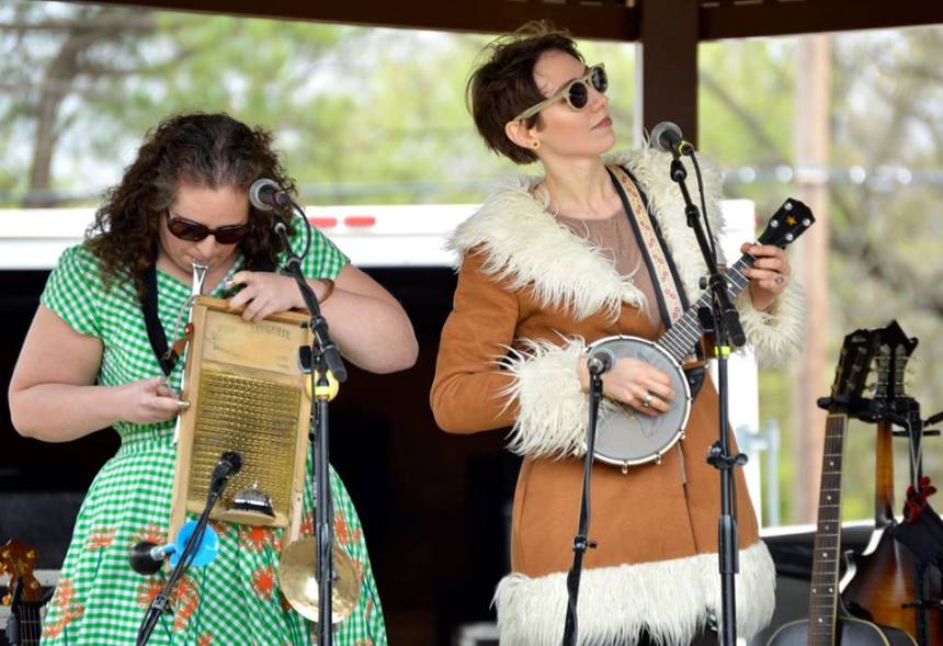 Mandy Martin and Vera Stanfield